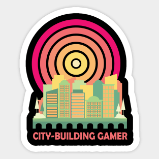 City-Building Gamer Sticker